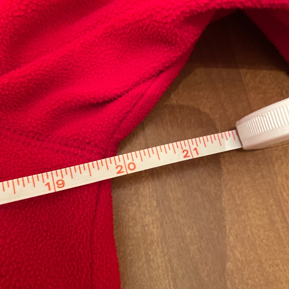 Lands End Men's Red Half-Zip Sweater - Picture 4 of 5